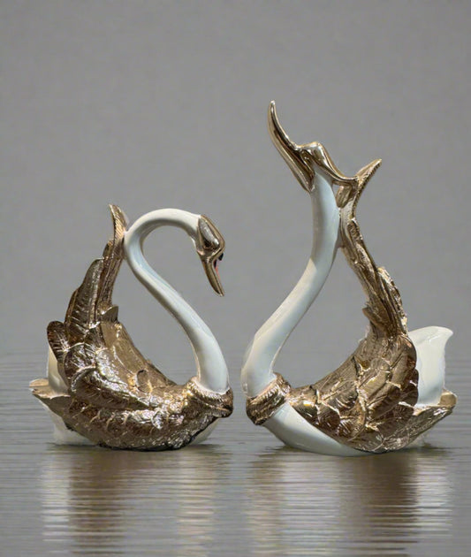 White swans Embrace
