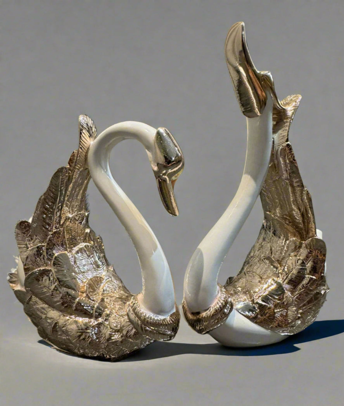 White swans Embrace